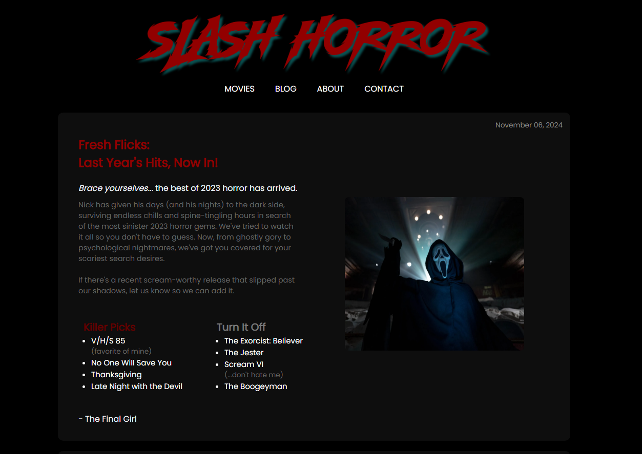 slash horror